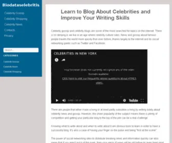 Biodataselebritis.com(Biodataselebritis) Screenshot