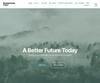 Biodegradablefuture.com(Biodegradable Future) Screenshot