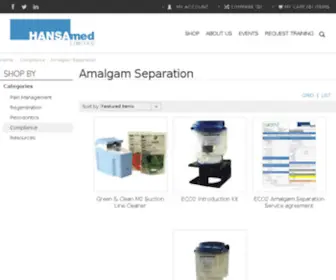 Biodent.com(Amalgam Separation Compliance and Recycling Program) Screenshot