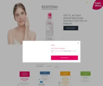 Bioderma.com.tr(Bioderma Türkiye’ye Hoş Geldiniz) Screenshot