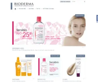 Bioderma.com.vn(Chào mừng đến với BIODERMA Việt Nam) Screenshot