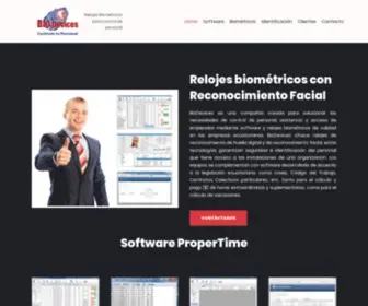 Biodevices.com.ec(Relojes Biometricos para control de personal) Screenshot