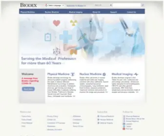 Biodex.com(Physical therapy) Screenshot
