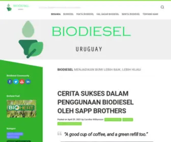 Biodiesel-Uruguay.com(BIODIESEL SUMBER DAYA UTAMA DI MASA DEPAN) Screenshot