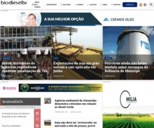 Biodieselbr.com(Tudo sobre Biodiesel) Screenshot