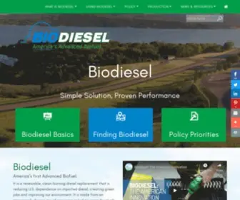 Biodiesel.org(America's first advanced biofuel) Screenshot