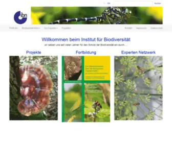 Biodiv.de(Institut für Biodiversität) Screenshot