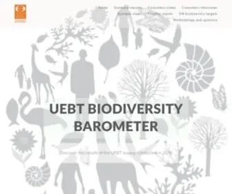 Biodiversitybarometer.org(UEBT BIODIVERSITY BAROMETER) Screenshot