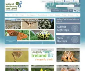 Biodiversityireland.ie(National Biodiversity Data Centre) Screenshot