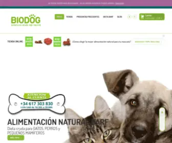 Biodog.es(Alimentación natural para perros y gatos con dieta Barf) Screenshot