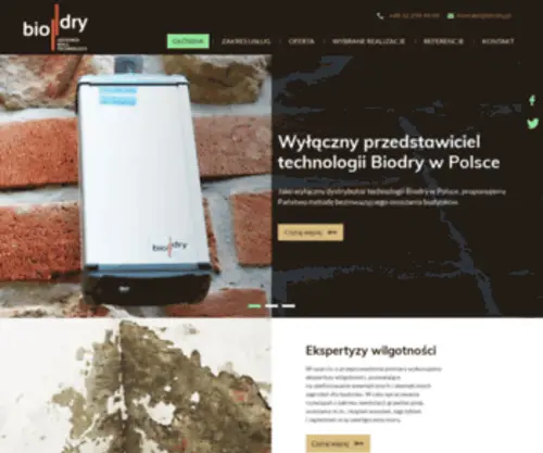Biodry.pl(Neo Technologie: wyłączny przedstawiciel technologii biodry) Screenshot