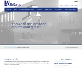 Biodue.com(Experience and evolution improve quality of life) Screenshot