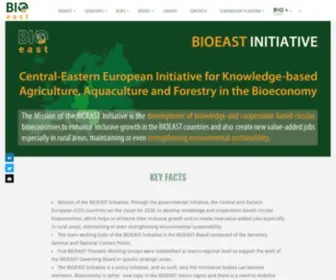 Bioeast.eu(Homepage) Screenshot