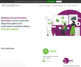 Bioentech.eu(Votre expert de la gestion de vos bioprocédés) Screenshot