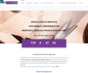 Bioethics-Porto2020.com(Bioethics 2020 Conference) Screenshot