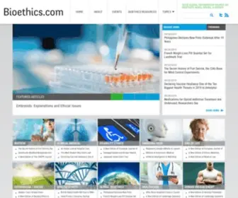 Bioethics.com(Bioethical News from Around the World) Screenshot