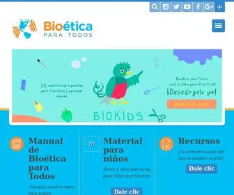 Bioeticaparatodos.com(Bioética) Screenshot