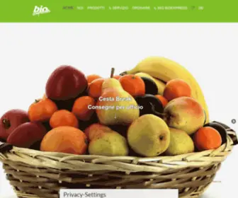 Bioexpress.it(Consegne a domicilio di frutta e verdura biologica") Screenshot