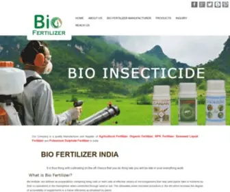 Biofertilizerindia.in(Bio Fertilizer Manufacturer) Screenshot