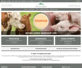 Biofiber.com(Fodermidler) Screenshot