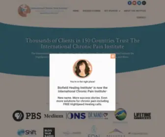 Biofieldhealinginstitute.com(International Chronic Pain Institute) Screenshot