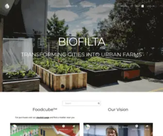Biofilta.com.au(Transforming Cities into Urban Farms) Screenshot