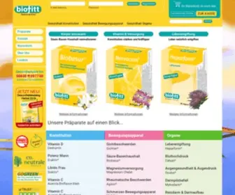 Biofitt.com(Biofitt Naturmittel für Ihre natürliche Gesundheitsversorgung) Screenshot