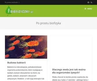 Biofizyczny.pl(Po prostu biofizyka) Screenshot