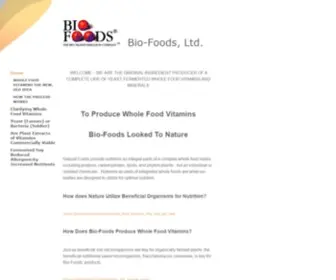 Biofoodsltd.com(Bio-Foods) Screenshot