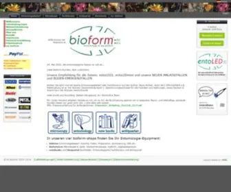 Bioform.de(Bioform online shop) Screenshot