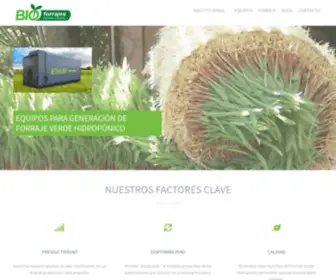 Bioforrajes.com(Equipos) Screenshot