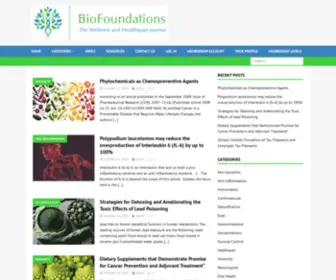 Biofoundations.org(Biofoundations) Screenshot