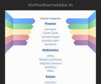 Biofuelkarnataka.in(biofuelkarnataka) Screenshot