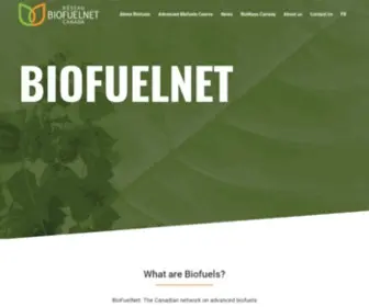 Biofuelnet.ca(BioFuelNet Canada) Screenshot