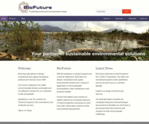 Biofuture.ie(Protecting tomorrow’s environment) Screenshot