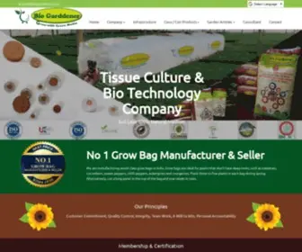 Biogarddener.com(Cocopeat, Coir Fiber, Grow Bags) Screenshot