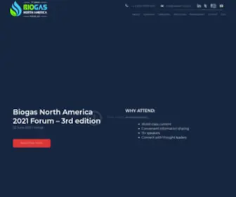 Biogas-USA.com(Biogas North America 2021 Forum) Screenshot