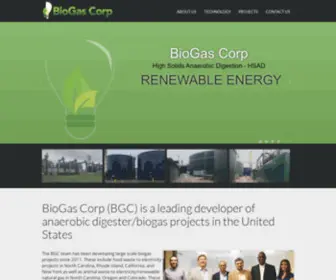 Biogascorp.com(BioGas Corp) Screenshot