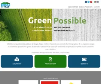 Biogasitaly.com(Biogas ItalyGreenPossible) Screenshot