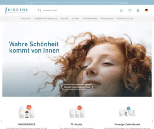 Biogena.de(Premium Mikronährstoffe) Screenshot