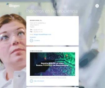 Biogen.com.es(Biogen) Screenshot