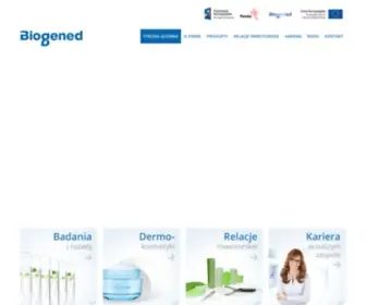 Biogened.pl(Biogened S.A) Screenshot