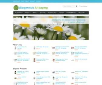 Biogenesis-Antiaging.com(Biogenesis AntiAging) Screenshot