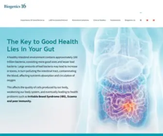 Biogenics16.com(Biogenics 16) Screenshot