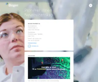 Biogen.no(Biogen) Screenshot
