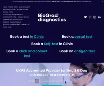 Biograddiagnostics.co.uk(BioGrad Diagnostics) Screenshot