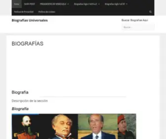 Biografia.com.ve(▷) Screenshot