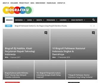 Biografiku.com(Profil dan Biografi Tokoh Indonesia dan Dunia Terkenal) Screenshot
