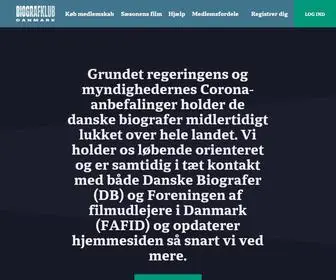Biografklubdanmark.dk(Startside) Screenshot