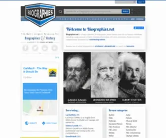 Biographies.net(Biographies) Screenshot